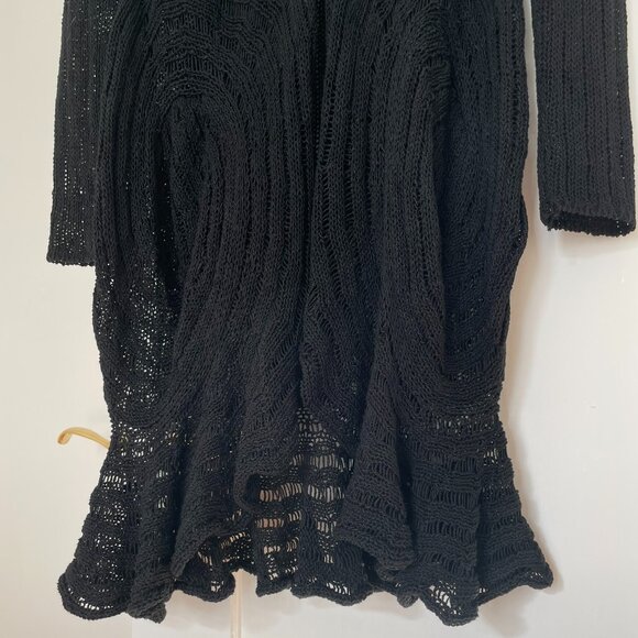 BCBG Knit Gothic Long Cardigan - Picture 6 of 10